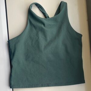 All In One Green Girls Youth sports bra Athletic top Size M/8